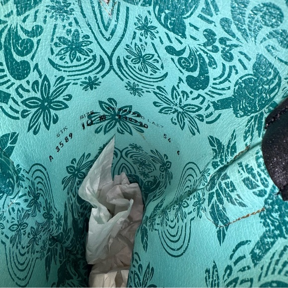 Corral Glitter Inlay Floral Overlay Crystals Studs Cowboy Black Leather Boots - Picture 10 of 11